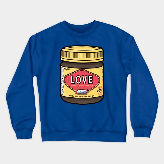 A Jar of Love Crewneck Sweatshirt by Guissepi